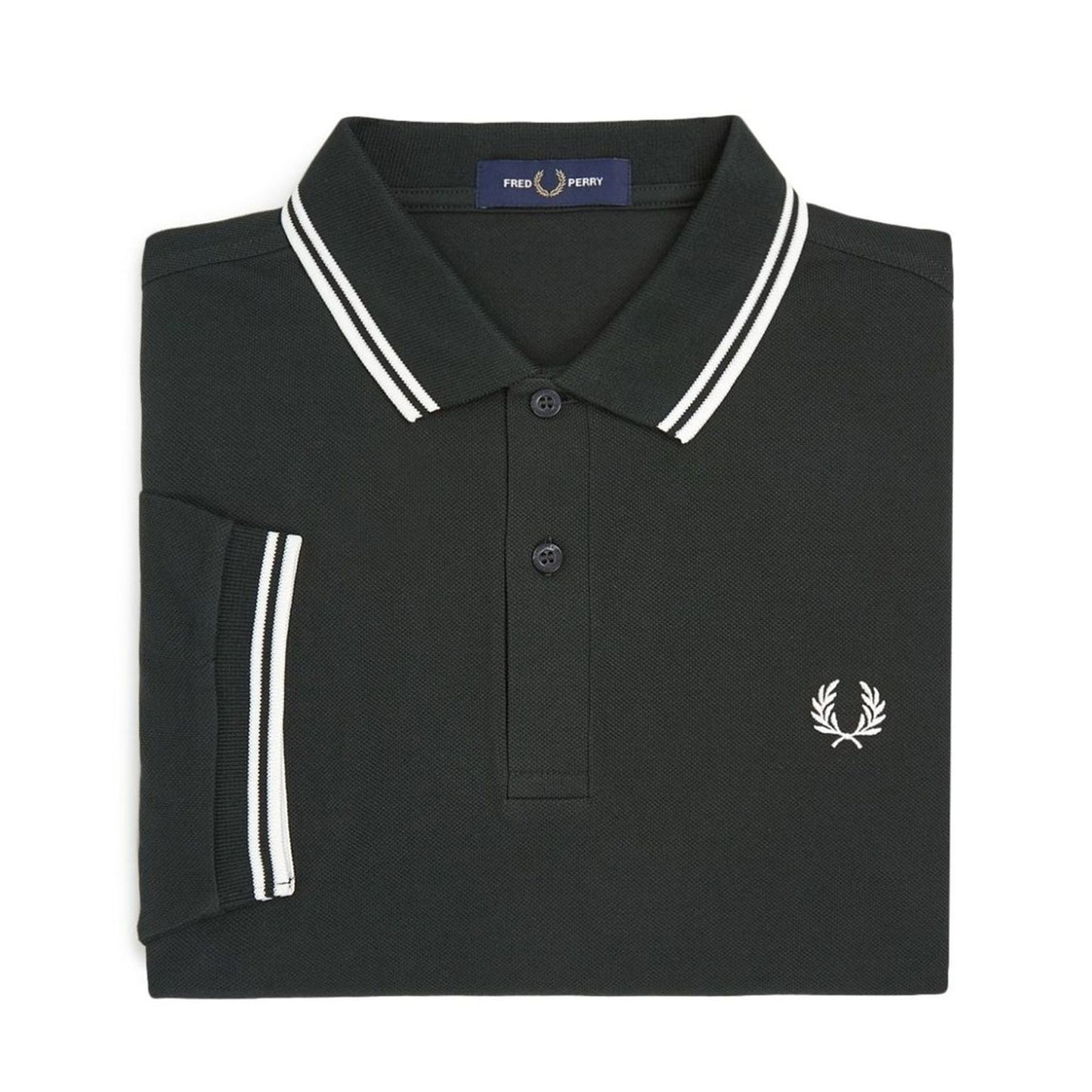 Fred Perry Black Polo