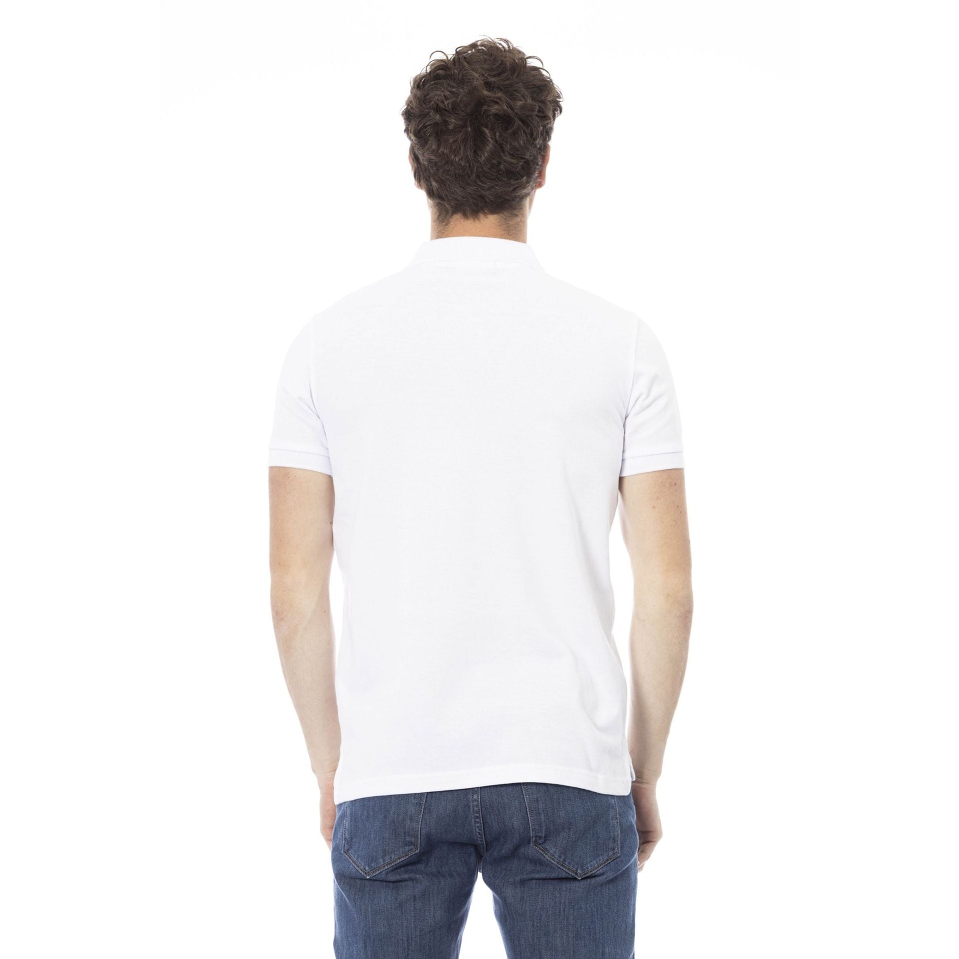 Baldinini Trend White Classic Polo