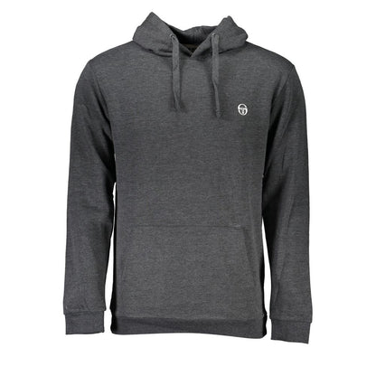 Gray Cotton Men Sweater