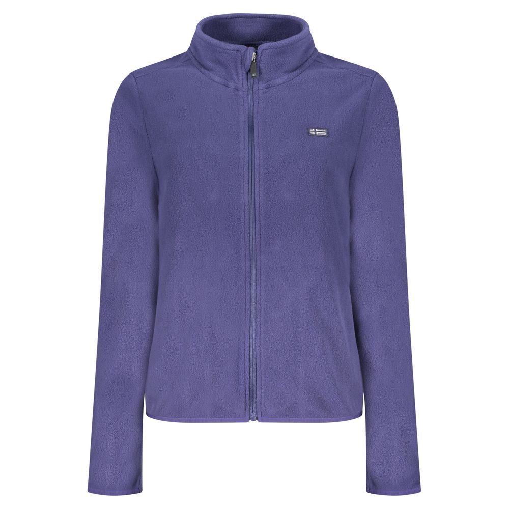 Blue Polyester Women Sweater